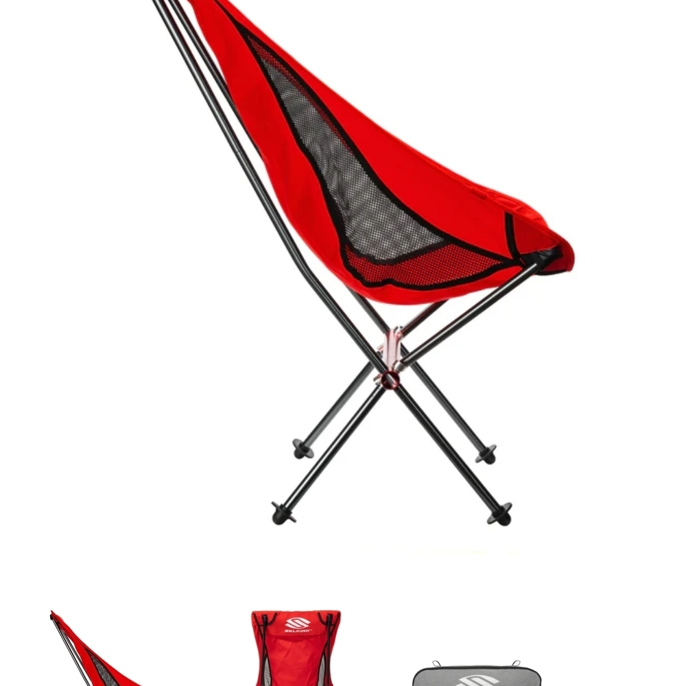 Selkirk Red Portable Lightweight Chair - Picture 2 of 4